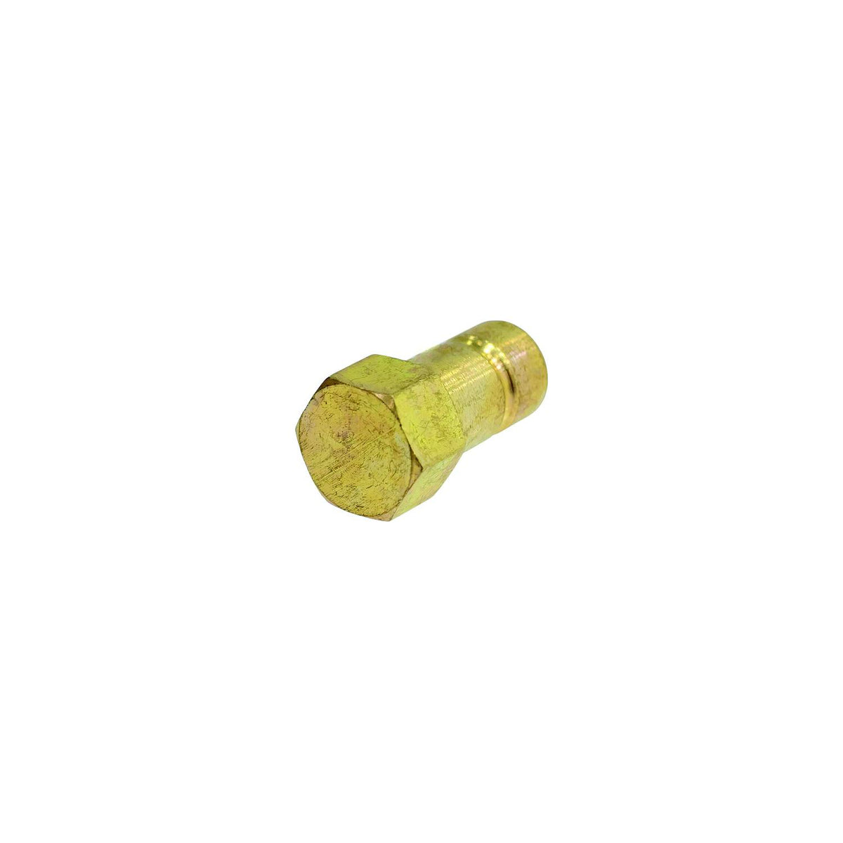 JR Products 0731755 RV Manifold Plug, 1/2", Brass - image 1