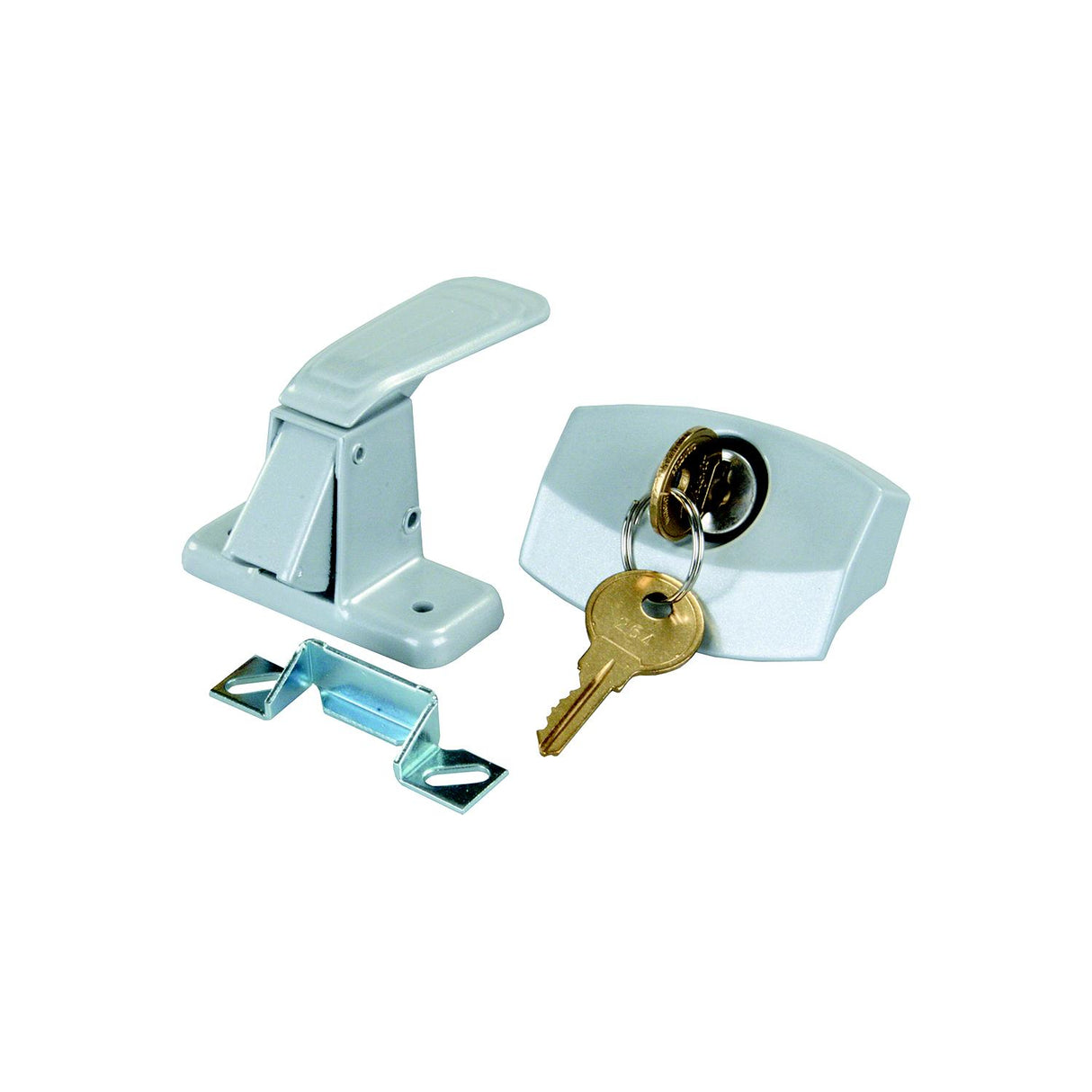 JR Products 10805 Silver Universal Door Latch for RV Camper - image 1
