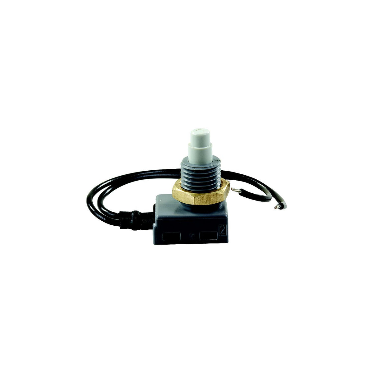 JR Products 12V Push Button On/Off Switch - 13985 - image 1