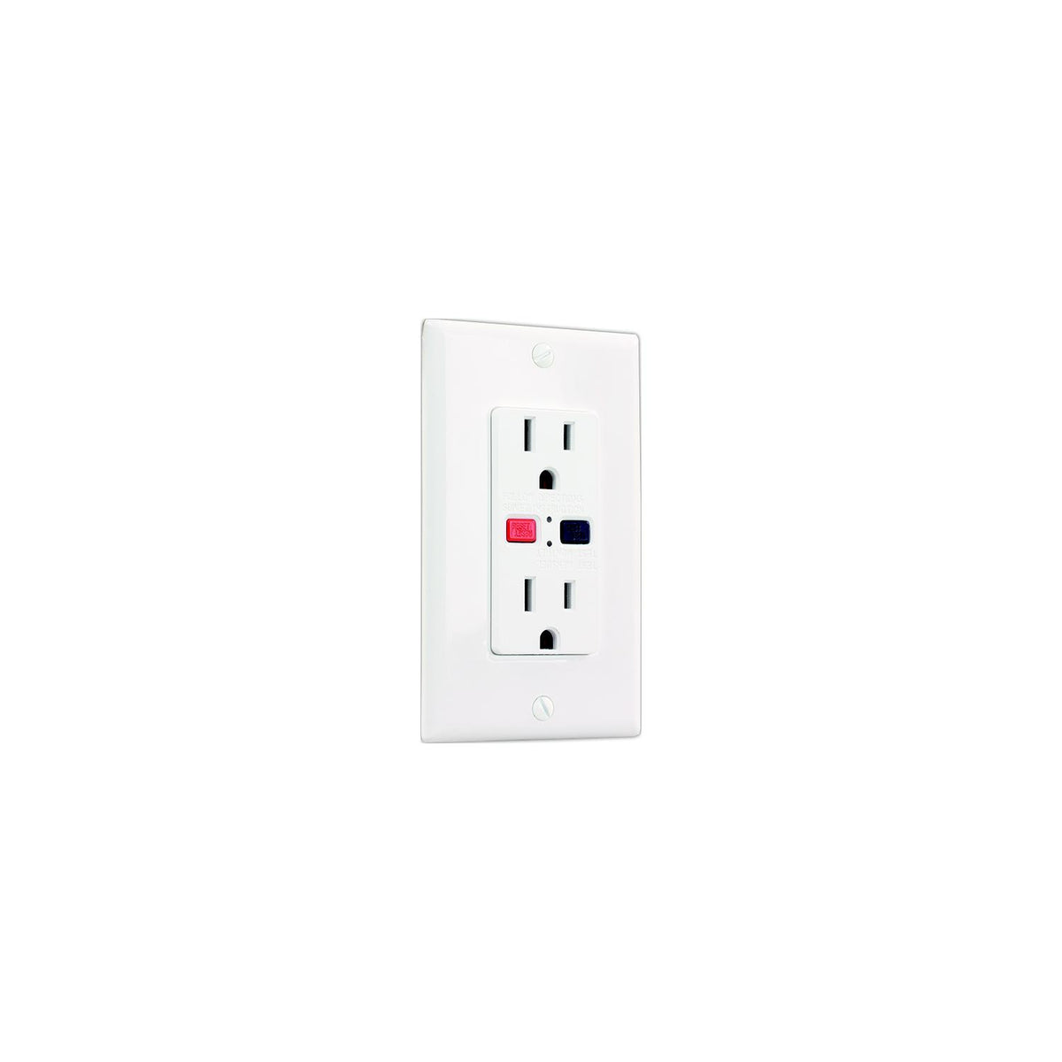 JR Products GFCI Electrical Outlet, White - 15005 - image 1