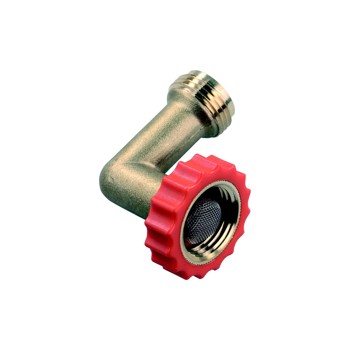 JR Products 62235 Lead Free Brass 90 Degree RV Hose Saver - image 1