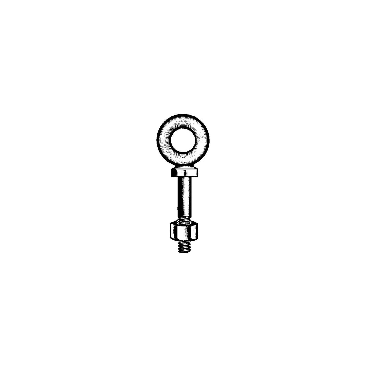 Chicago Hardware Shoulder Eyebolt, Galvanized - 84451