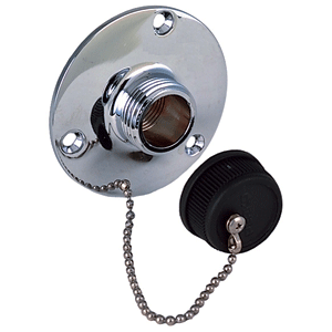 Perko Water Outlet Fitting w/Cap - 0504DP0CHR