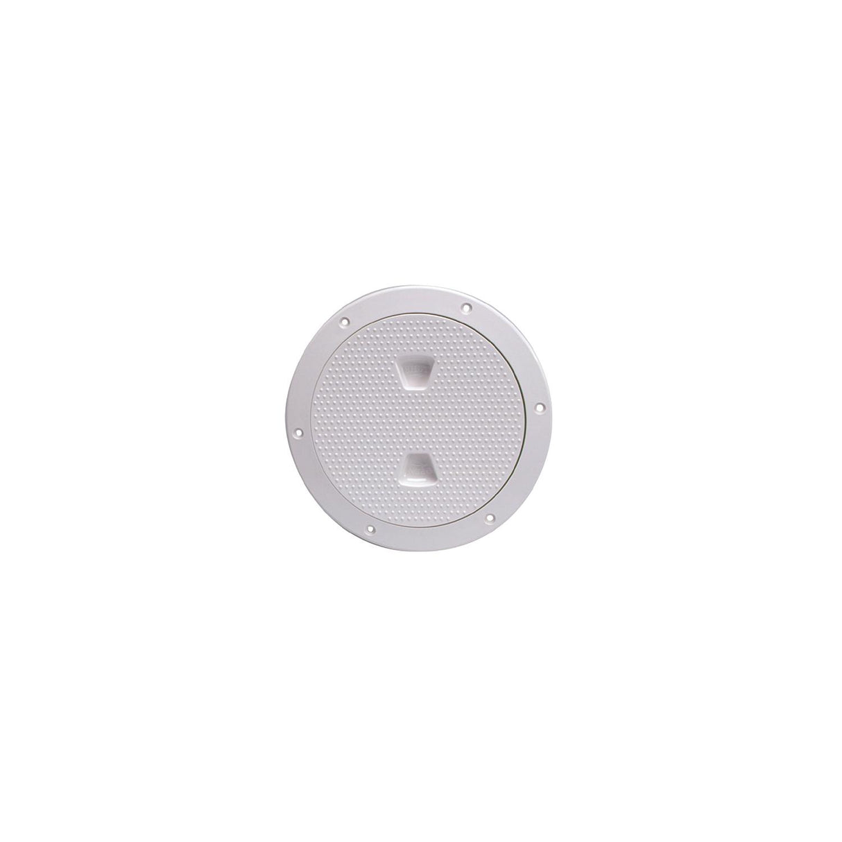 Beckson Screw Out Deck Plate With Standard Trim Ring, Dimple Center - DP42W - official Beckson product image 3