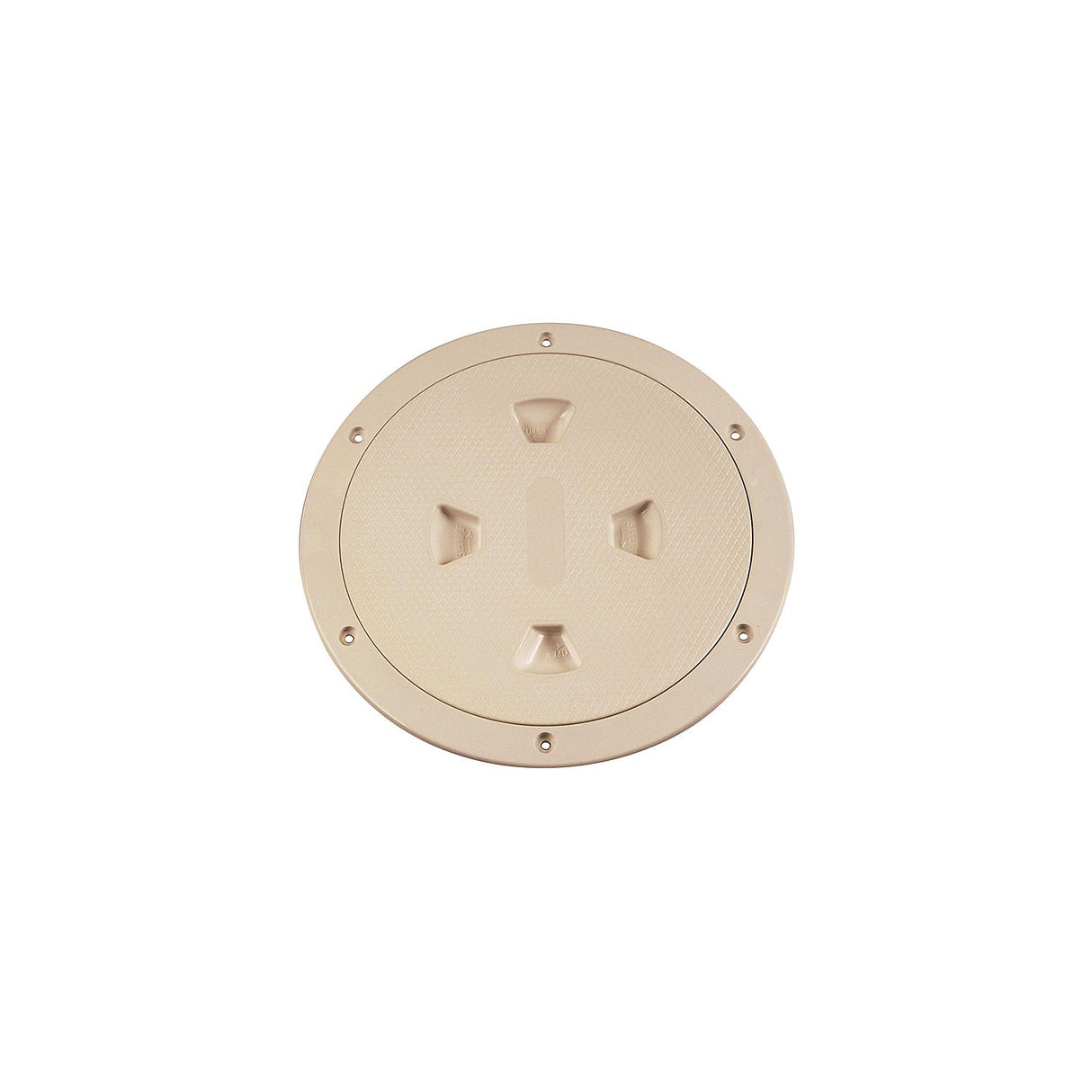 Beckson Screw Out Deck Plate With Standard Trim Ring, Diamond Center - DP84N - official Beckson product image 3