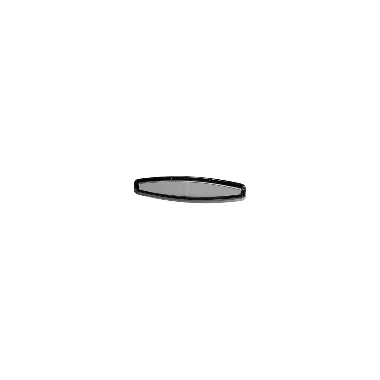 Beckson PF100 Newport Oval Flex-Port, Smoked Lens, Black Trim Ring - PF100SB