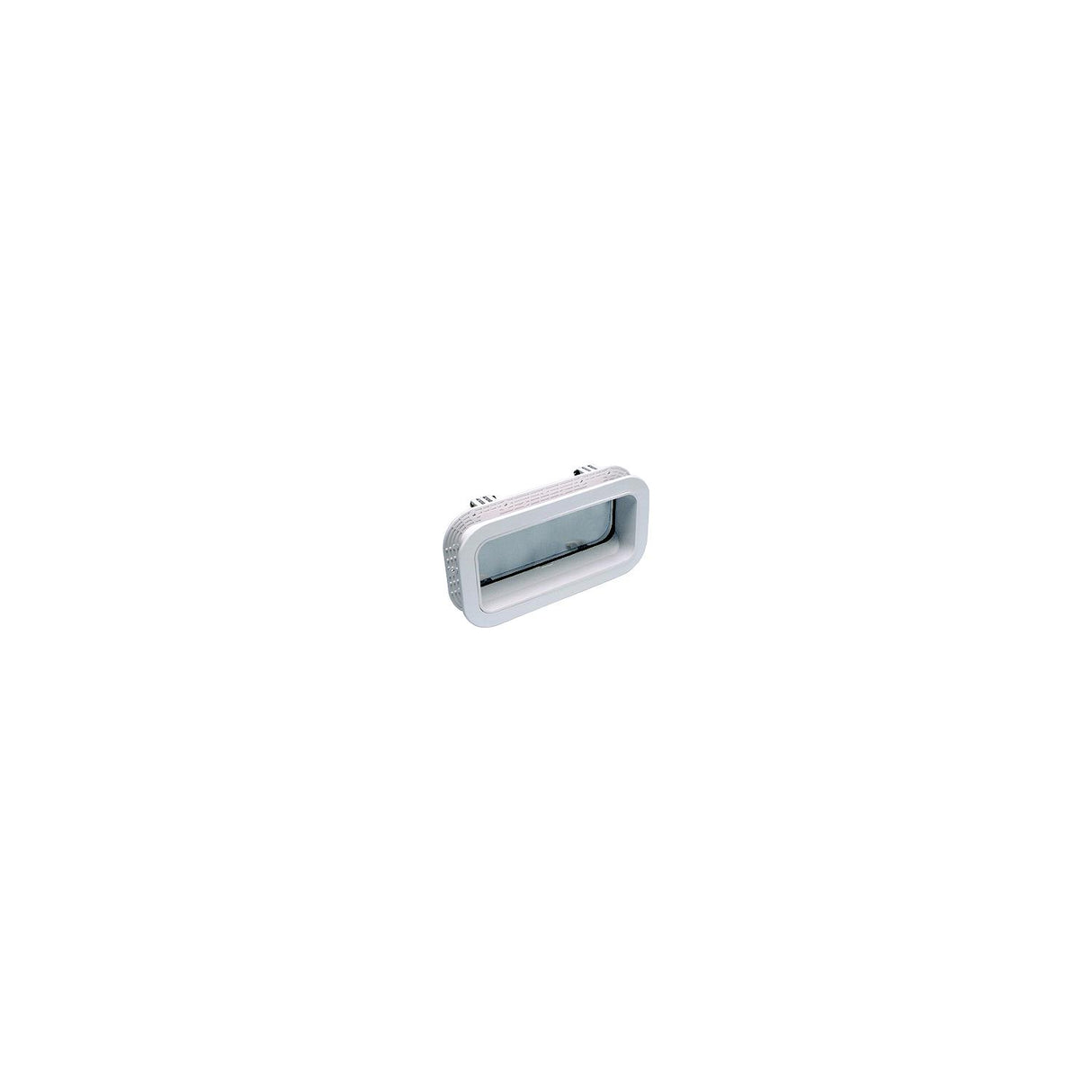 Beckson PO714-WC-10 Self-Drain⢠Opening Port, White w/Clear Lens - PO714WC10