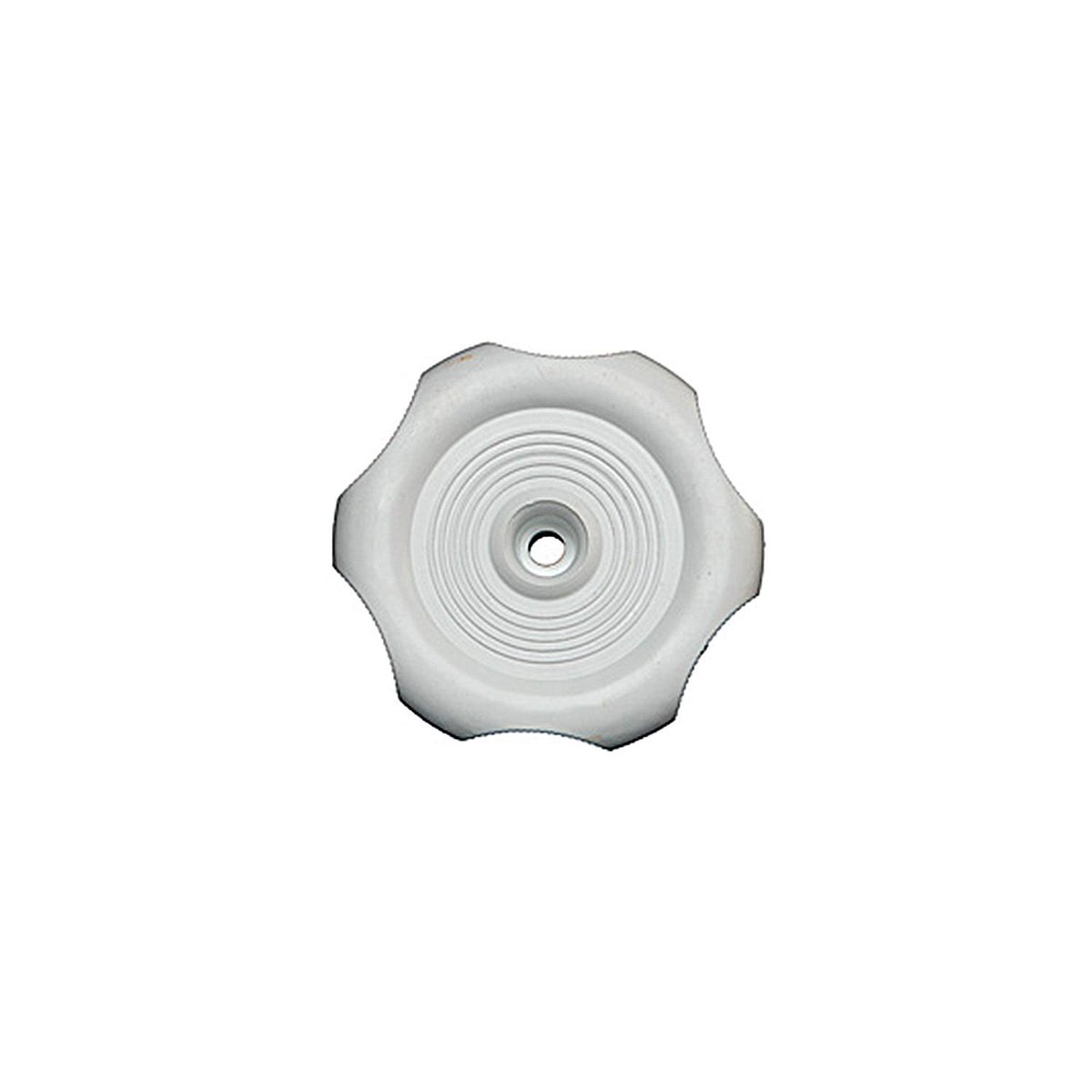 RV Designer Window Knob - White - 1/2" shaft - H715 - image 1