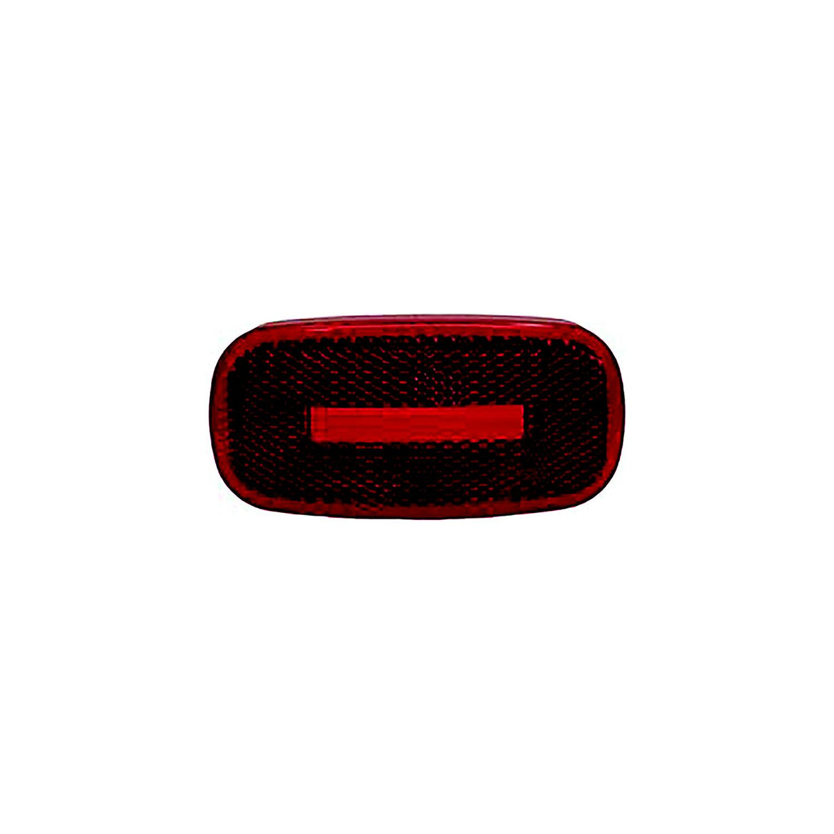 RV Designer L910 Replacement Lens, Oblong Reflex Marker Light, Red LED - image 2