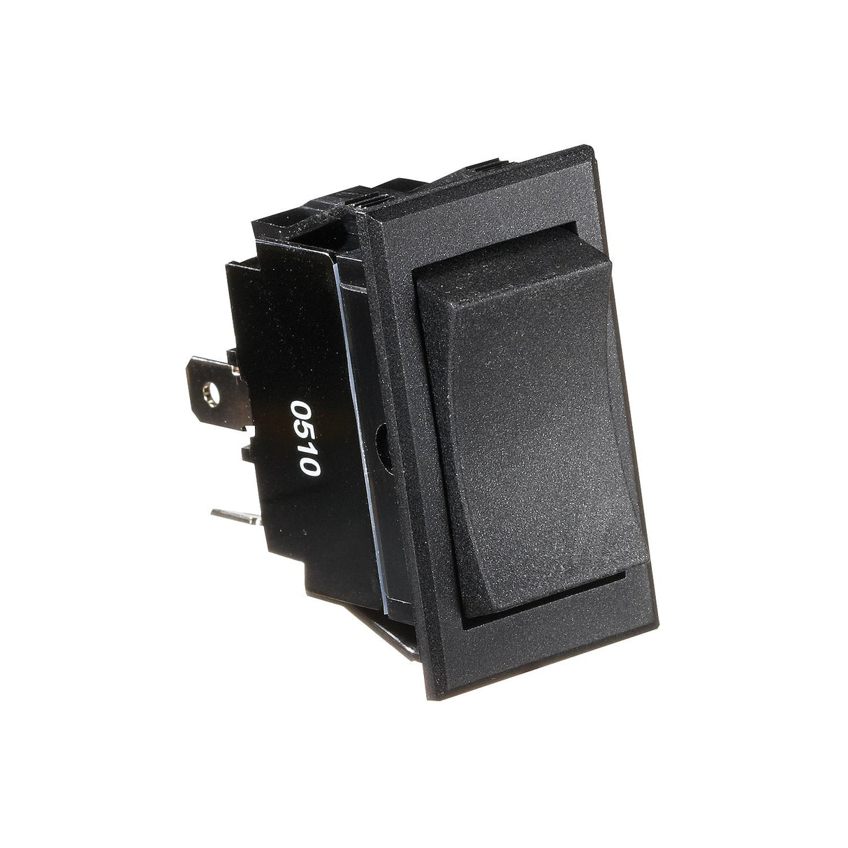 RV Designer Black Rocker Switch, 20A, 4 X Terminal, Momentary On/Off/Momentary On. Cut-Out 1.46" x 0.83" - DPDT - S221 - image 1