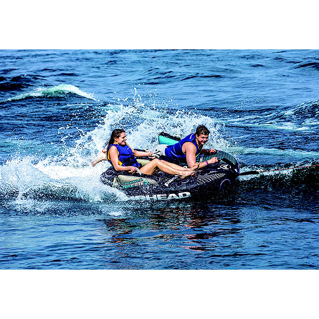 Airhead AHT50304MTS2 Mable Tailgate Splitback Towable Tube, 2 Person - image 2