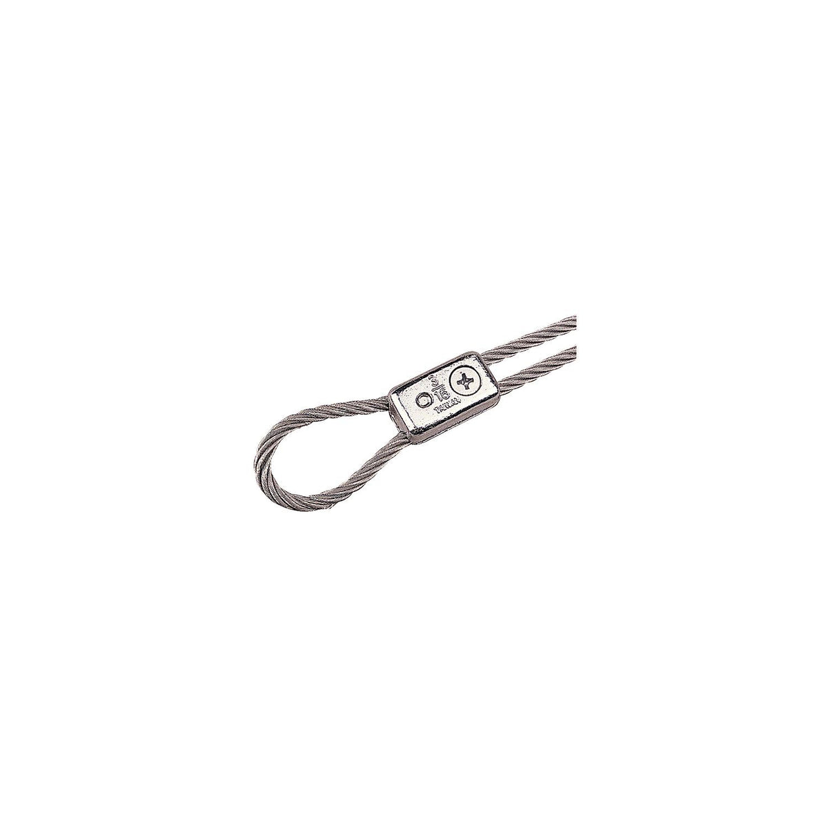 Sea-Dog Line Chrome Plated Zinc Cable Clamp, Pair - 091852-1 - image 1