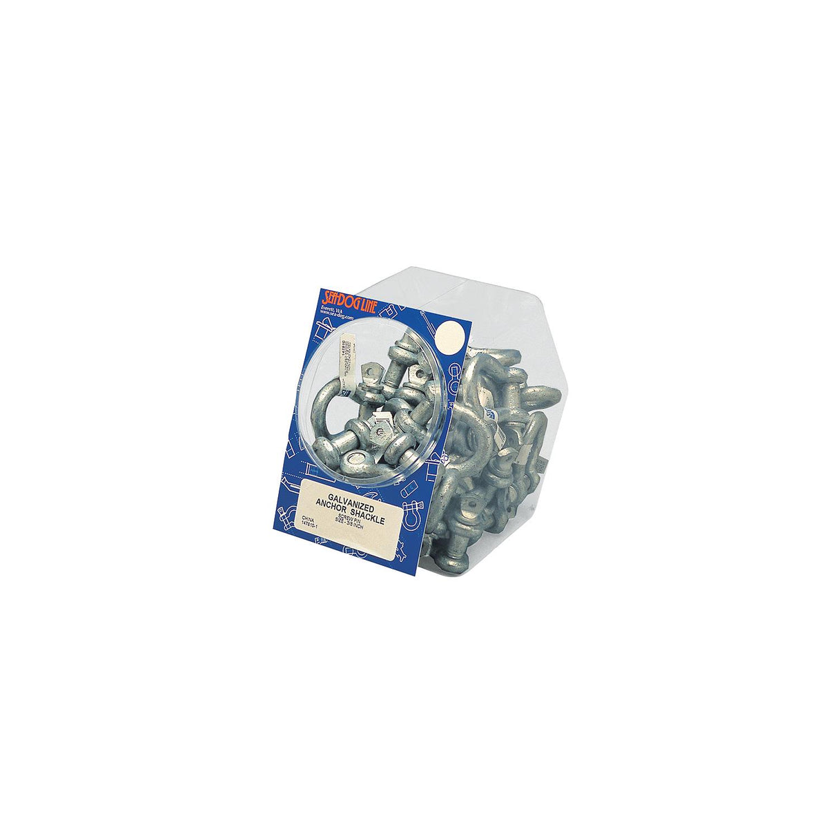 Sea-Dog Line 3/8" Galvanized Anchor Shackles, 30 Pieces - 147810-5