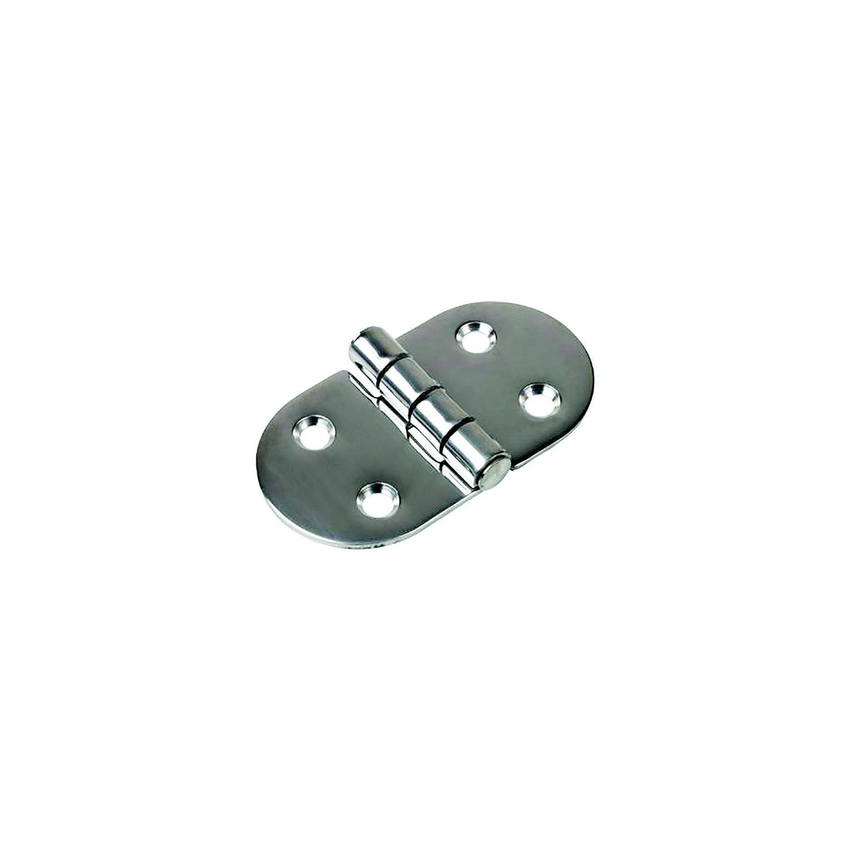 Sea-Dog 2037001 Dampening Round Side Door Hinge - Short, #8 FH, Weight = A=2-13/16" B= 1-7/16" C= 1-7/16" D=1-1/2" E= 1/16" - image 2