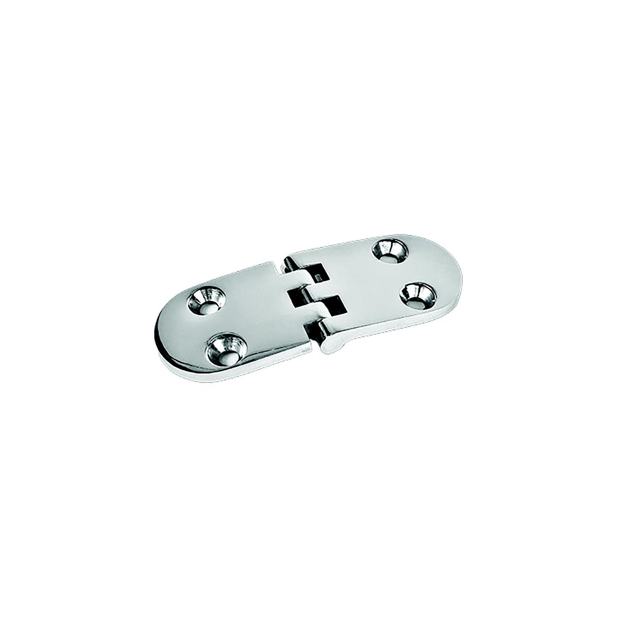 Sea-Dog 2054611 Flush Round Door Hinge, A= 3-1/4", B=1-5/8", C=1-5/8", D=1-3/16", E= 3/16", #10 FH Weight= .16/ .32 - image 1