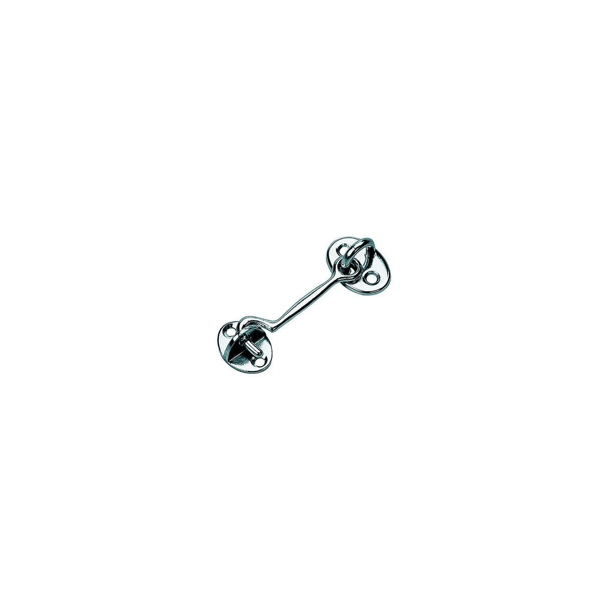 Sea-Dog Line Door Hook Chrome/Brass 2" - 222112-1
