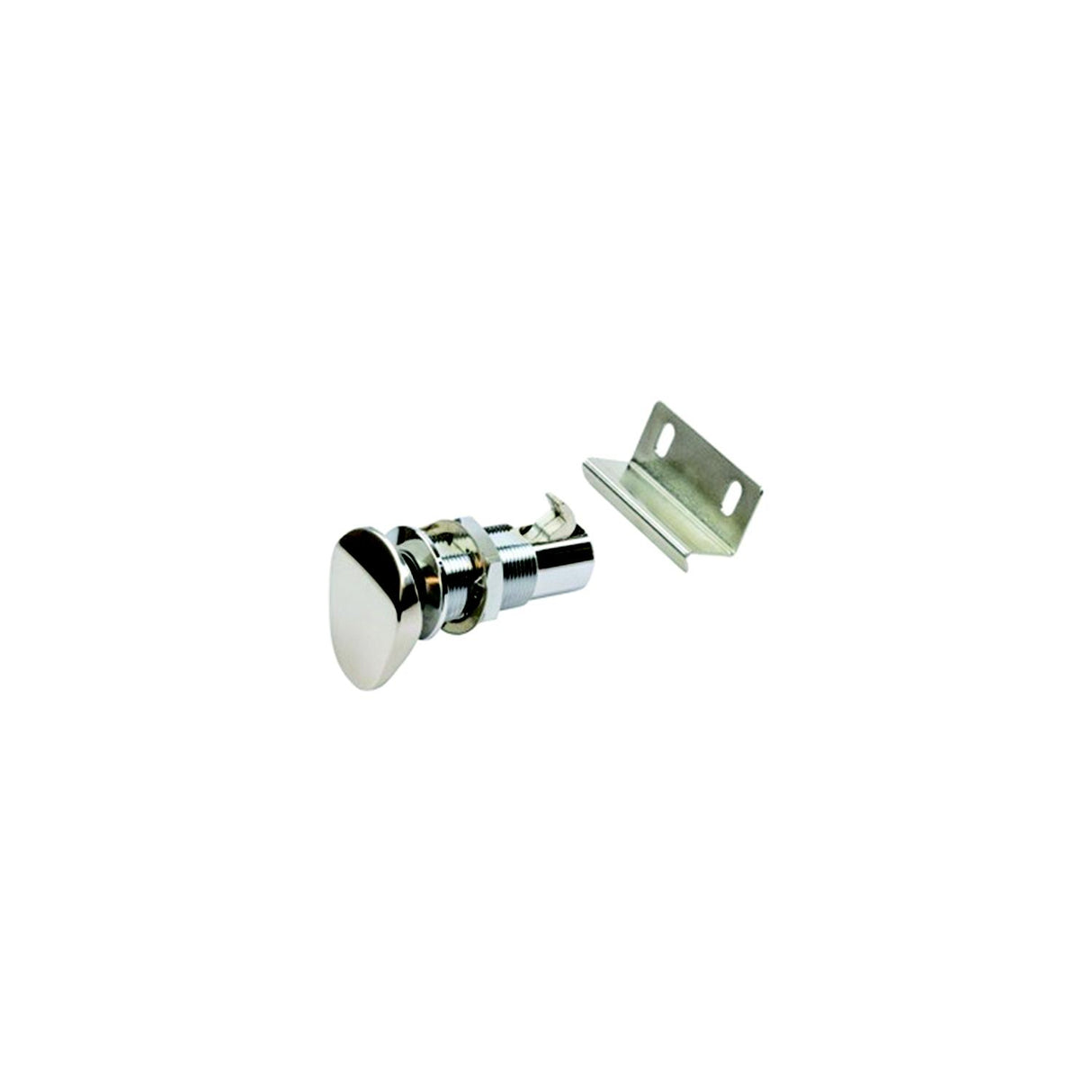 Sea-Dog Line Seadog 225400-1 Push Button Cabinet Latch, Oval - 2254001