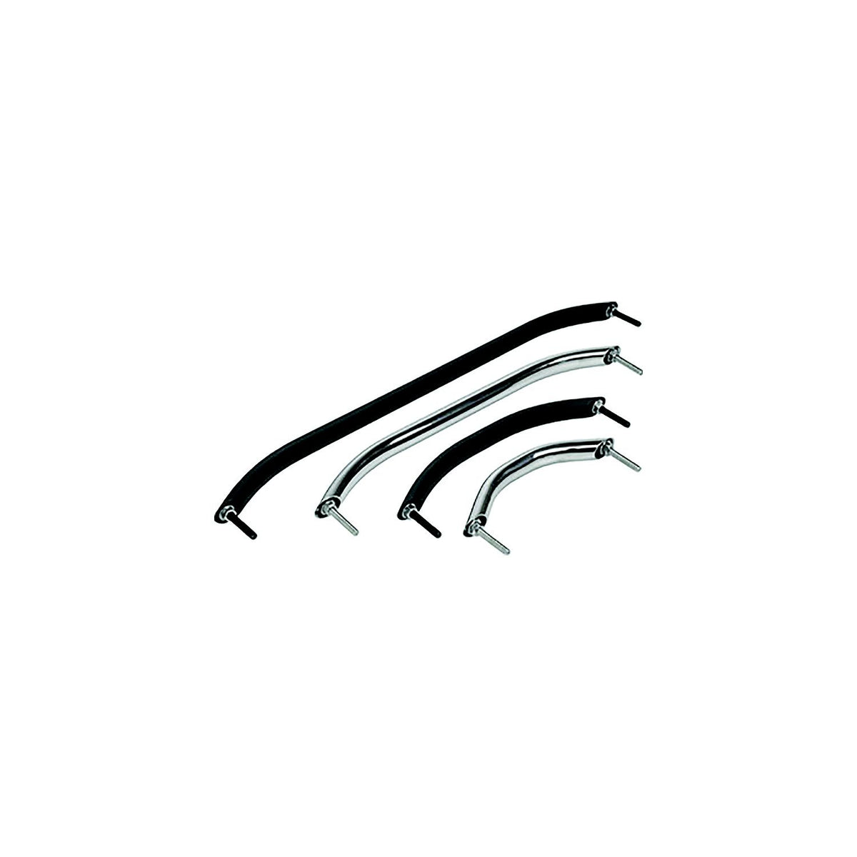 Sea-Dog 2546071 Stud Mount Handrail, Tube: 3/4", A: 18-1/2", B:16-3/4", C:2", D:1-1/4" Fastener: 5/16"-18 Nut, Stainless - image 2