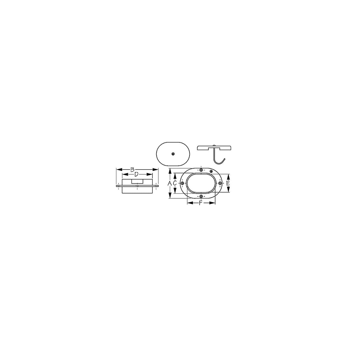 Sea-Dog Line SeaDog 321800 Chain Deck Pipe, Stainless - 321800