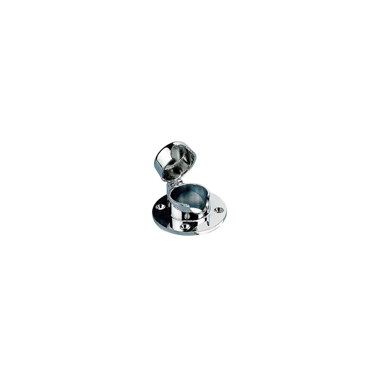 Sea-Dog Line SeaDog 322080 Die Cast Brass Chrome Plated Hinged Chain Deck Pipe | #8 Fastener - 322080-1