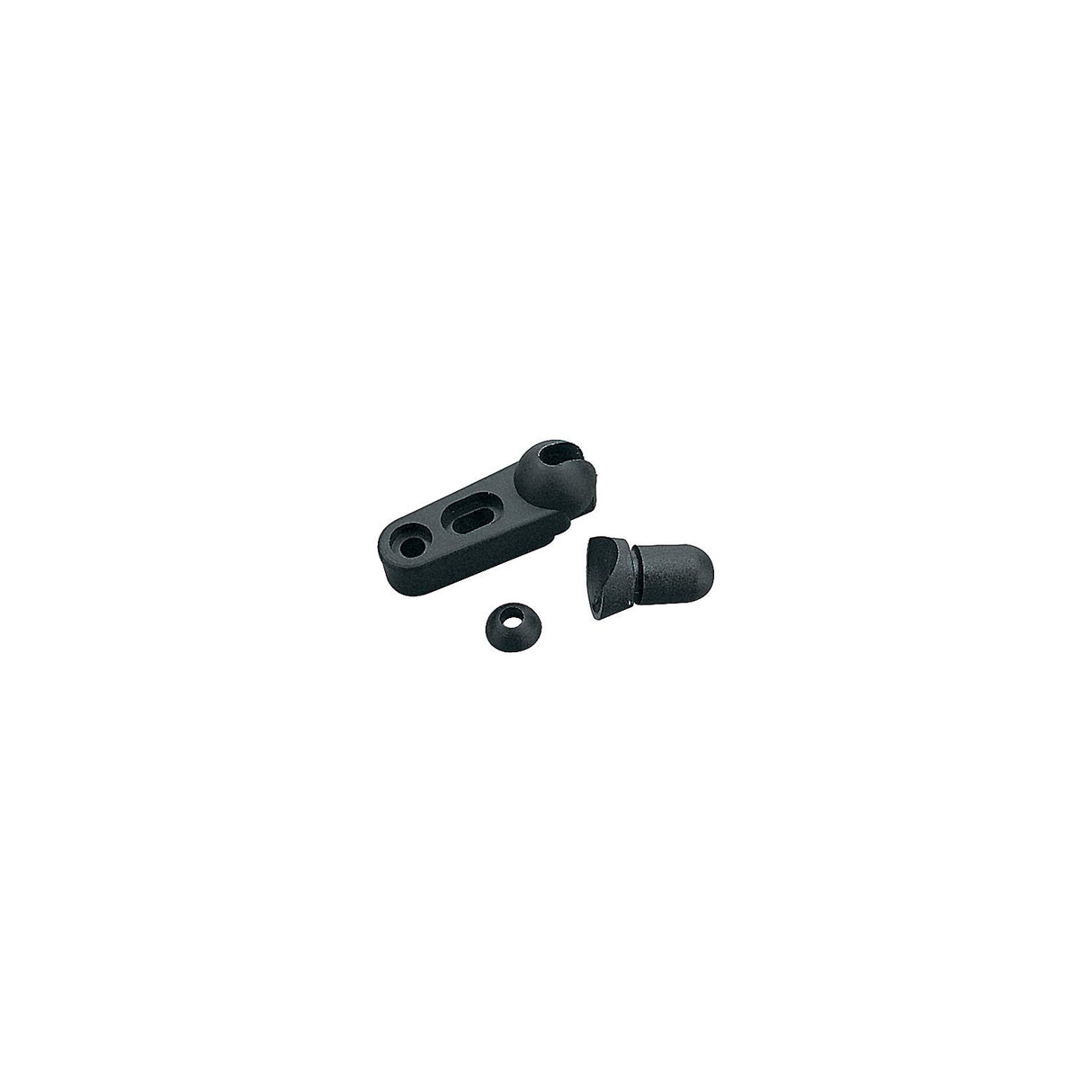 Sea-Dog Line Windshield Brace Foot, Black, Pair - 324300-1 - image 1