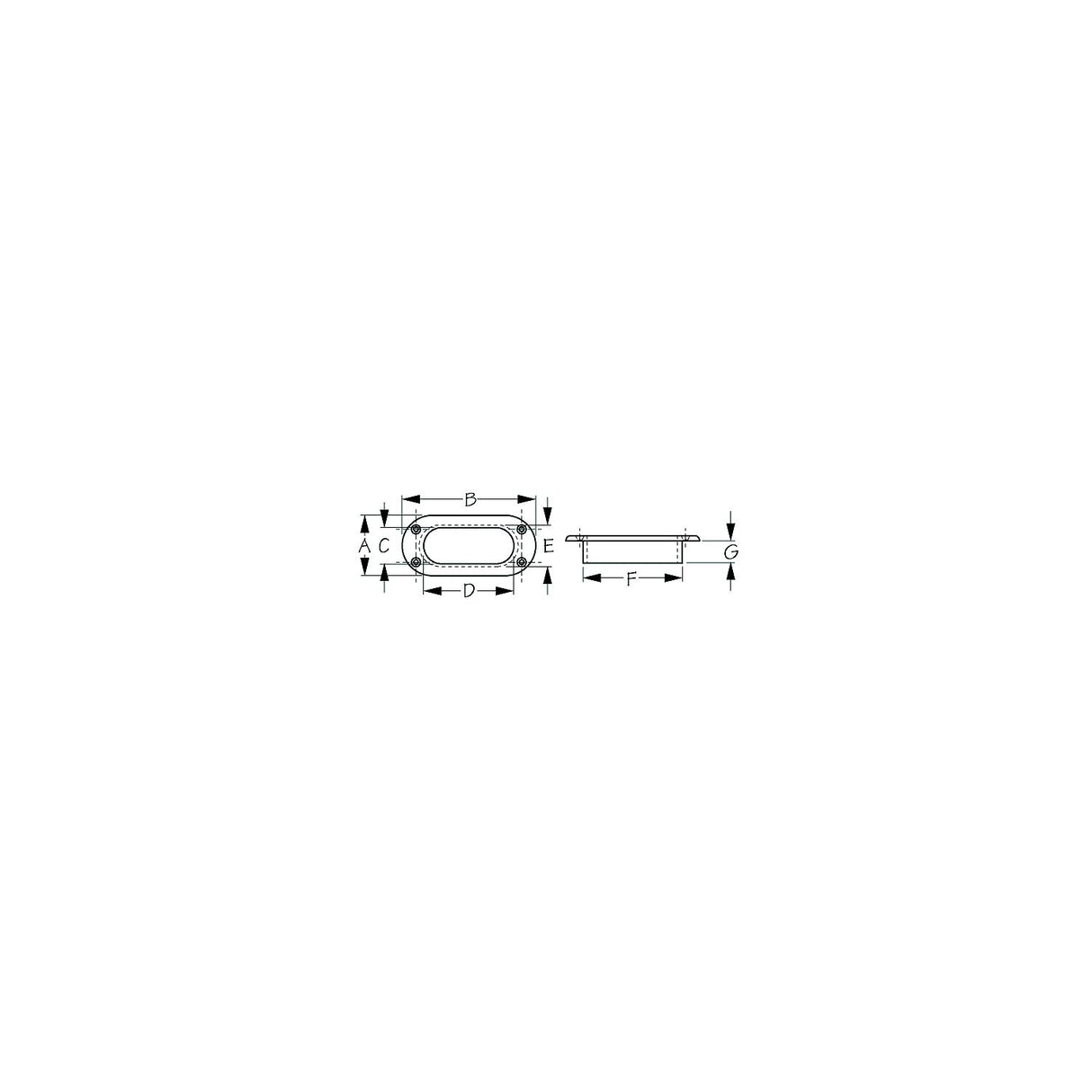 Sea-Dog Line Sea-Dog 328160 Hawse Pipe - 3281601