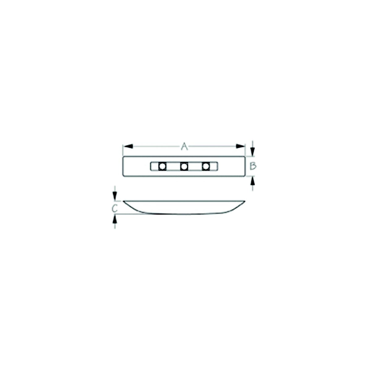 Sea-Dog Line SeaDog 401422 Large Deluxe LED 9-28 Voltage Courtesy Light | Facing Forward | White Finish - 401422-1 - official Sea-Dog Line product image 3