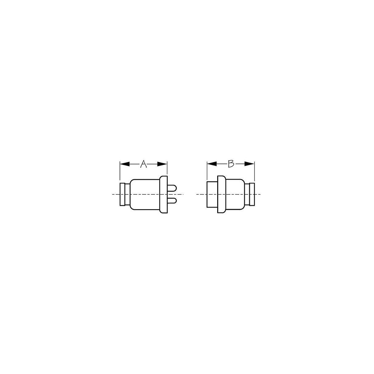 Sea-Dog Line Sea-Dog 4261621 Polarized Molded Electrical Connector, 2-pin - 426162-1 - official Sea-Dog Line product image 3