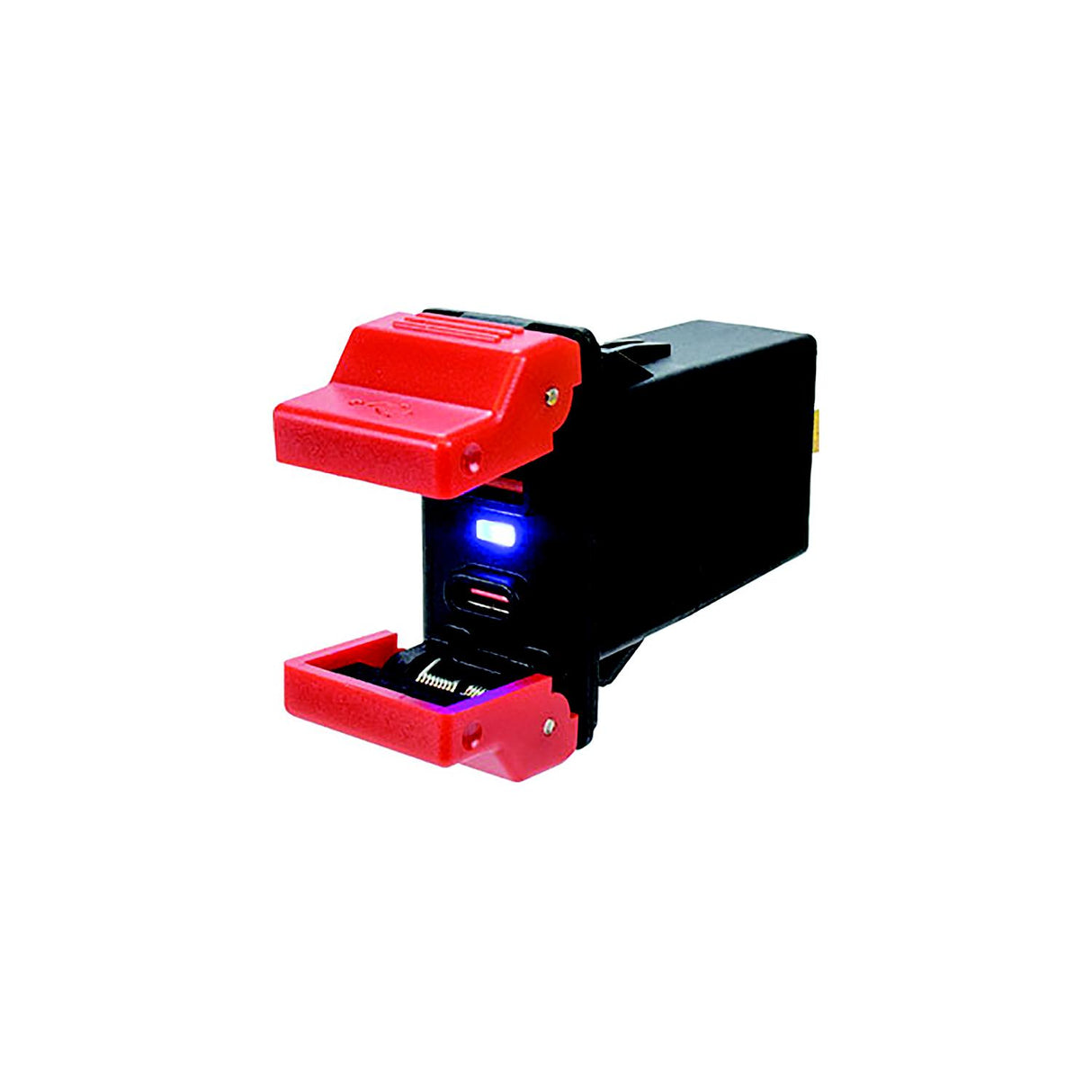 Sea-Dog 4265451 Usb 3.0 & Usb-C Rocker Style Power Socket With Dual Fixed Cover A: 1" B: 2-1/8" C: 1-7/16" Volts: 6-32 - image 1