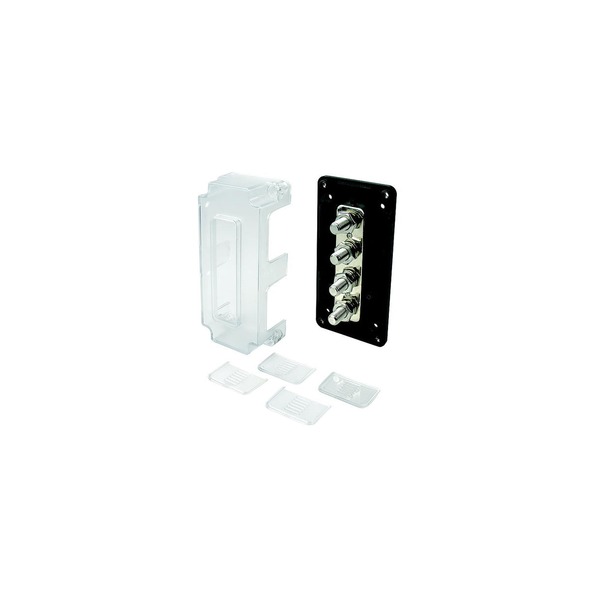 Sea-Dog Line SeaDog 4266913 Buss Bar w/ Cover, 4 Terminals - 426691-3