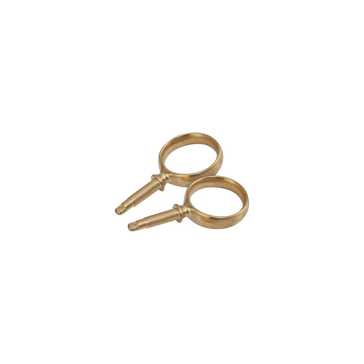 Sea-Dog Line SeaDog 5805901 Brass Round Horn Oarlocks,A: 1/2" B: 2-1/8" - image 1