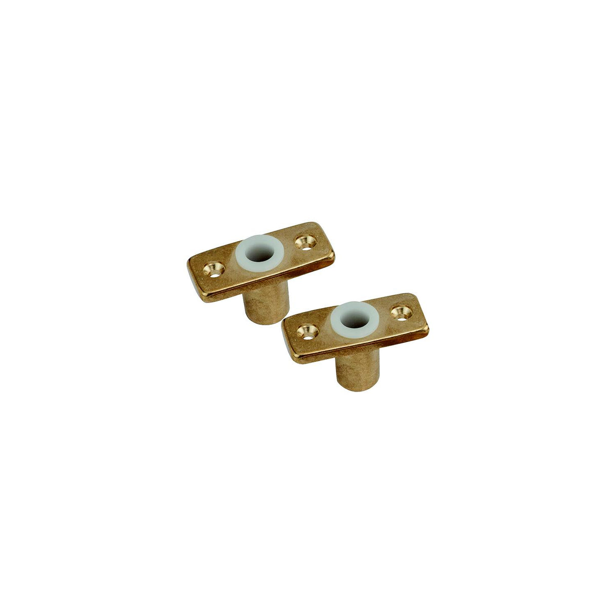 Sea-Dog Line SeaDog 5806001 Brass Oarlock Sockets, Top Mt., A:1/2" C: 1-1/16" - image 1