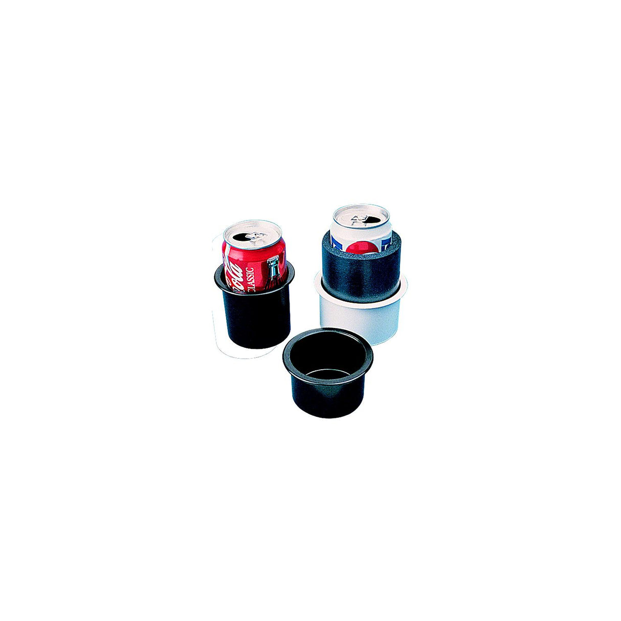 Sea-Dog Line Flush Mt Drink Holder, Black - 588010