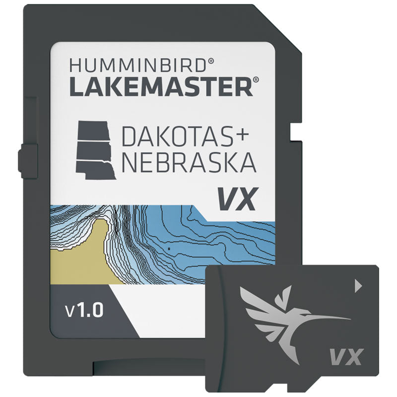 Humminbird LakeMaster Digital GPS Maps (VX Technology) - Dakotas and Nebraska - 601001-1 - image 1