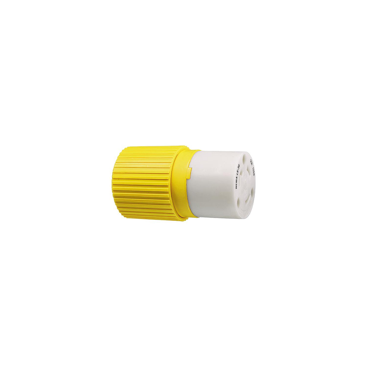 Hubbell HBL305CRC Yellow 30A 125V Connector Body - HBL305CRC