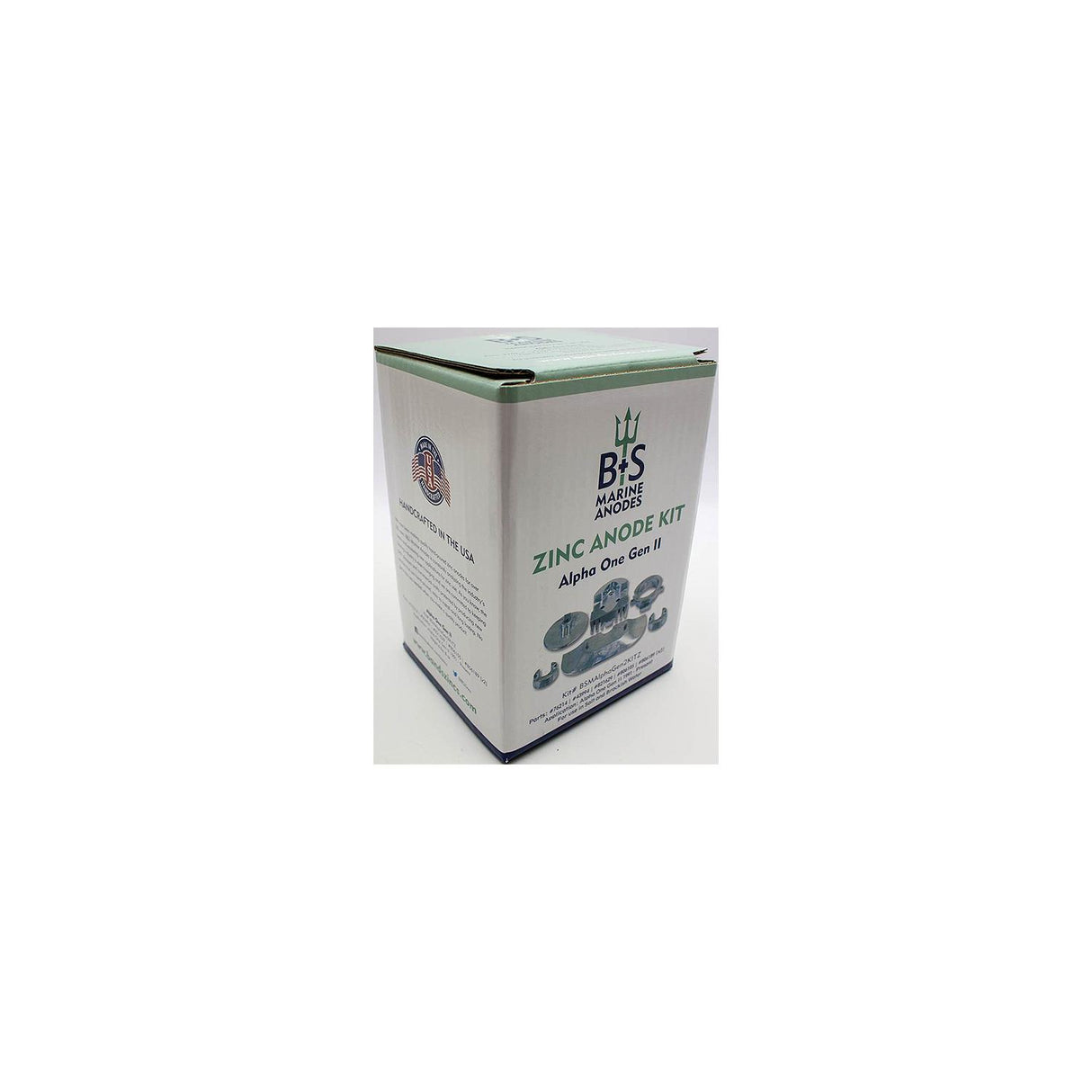 B & S Anodes Alpha One Gen II Zinc Anode Kit - BSMALPHAGEN2KITZ