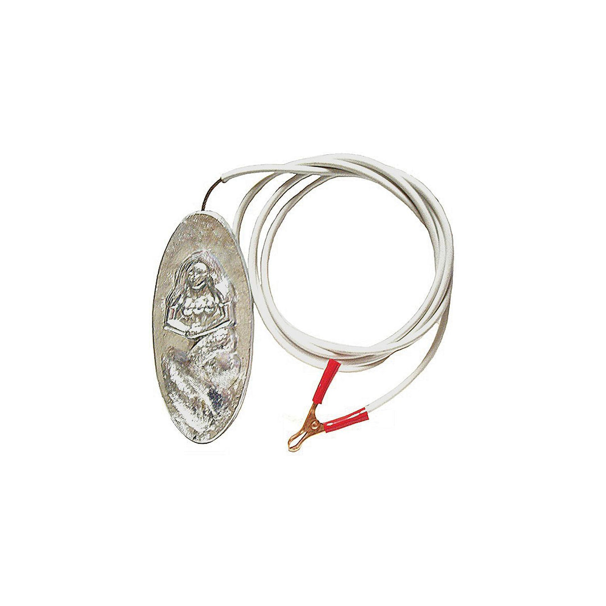 B & S Anodes Mermaid Hanging Zinc Anode w/Cable - BSMMERMAID