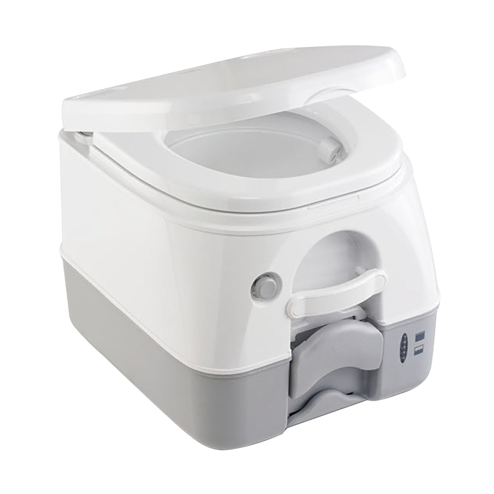Dometic™ 974 MSD Portable Toilet w/Mounting Brackets - 2.6 Gallon - Grey - 301197406