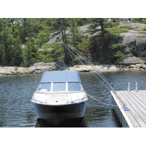 Dock Edge Premium Mooring Whips 2PC 16ft 20,000LBS up to 33ft - DE3800F