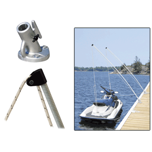Dock Edge Economy Mooring Whips 8ft 2000 LBS up to 18ft - DE3100F