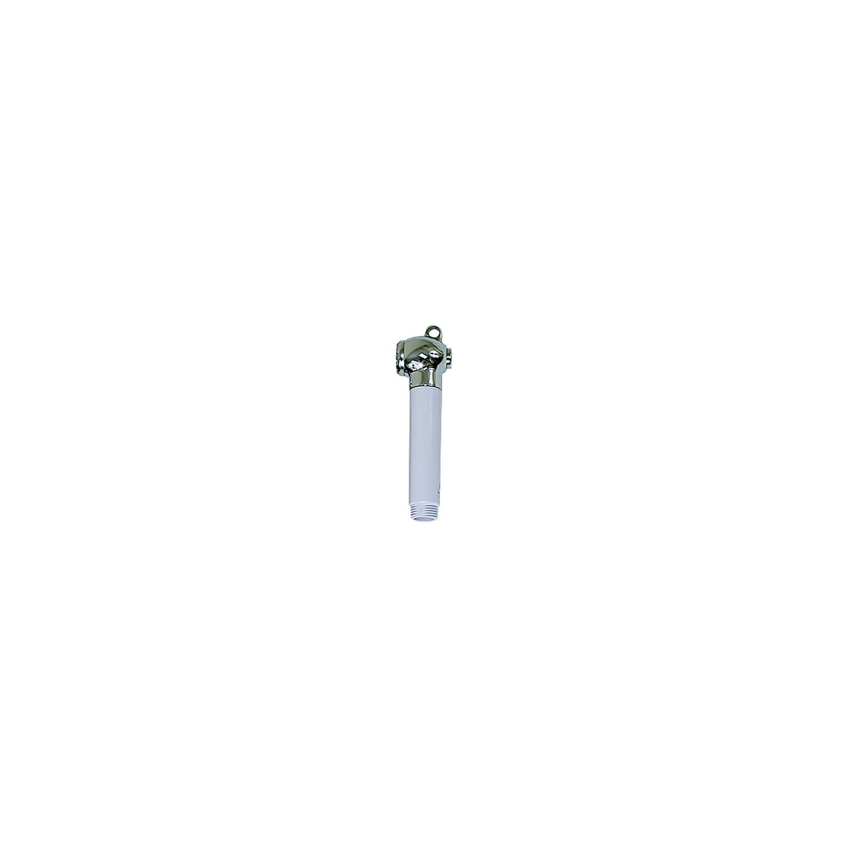 Scandvik 10283 Straight Brass and ABS Push-Buttom Sprayer Handle Only, White - 10283