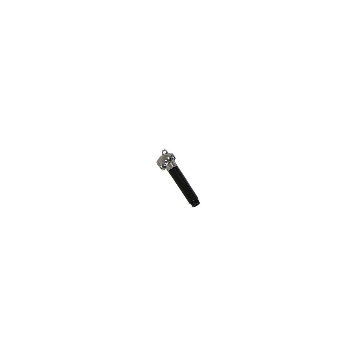 Scandvik 10297 Straight Brass and ABS Push-Buttom Sprayer Handle Only, Black - 10297