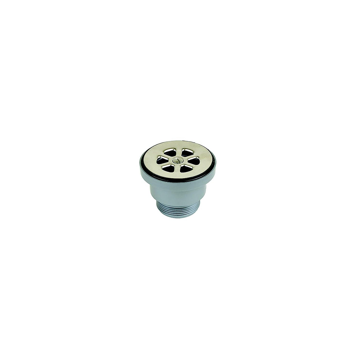 Scandvik 10352 Cockpit or Shower Drain Fits 2-1/16" Drain Hole, 1-1/2" Threaded Outlet - 10352