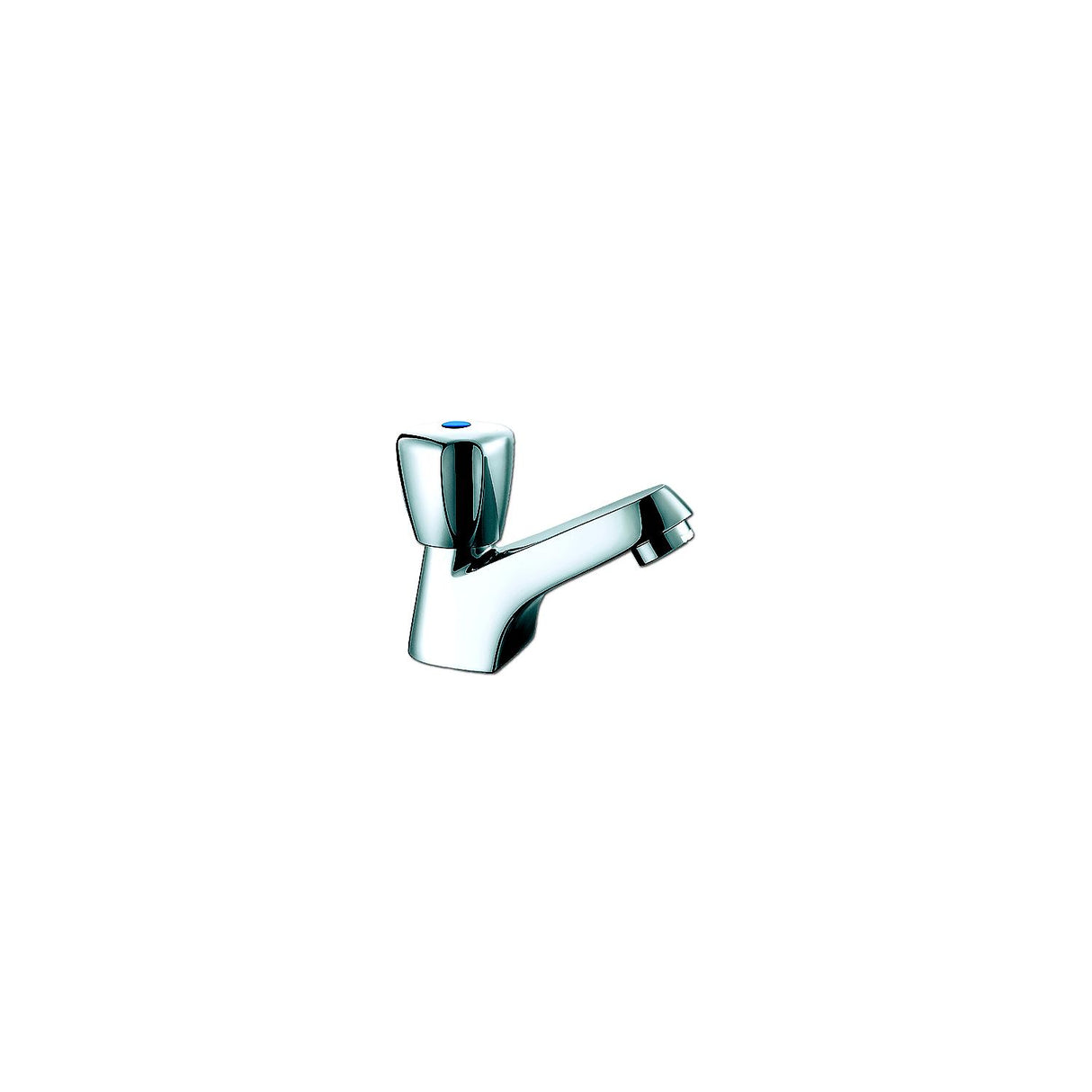 Scandvik 70000 Chrome Plated Brass Classic Cold Water Only Basin Tap - 70000