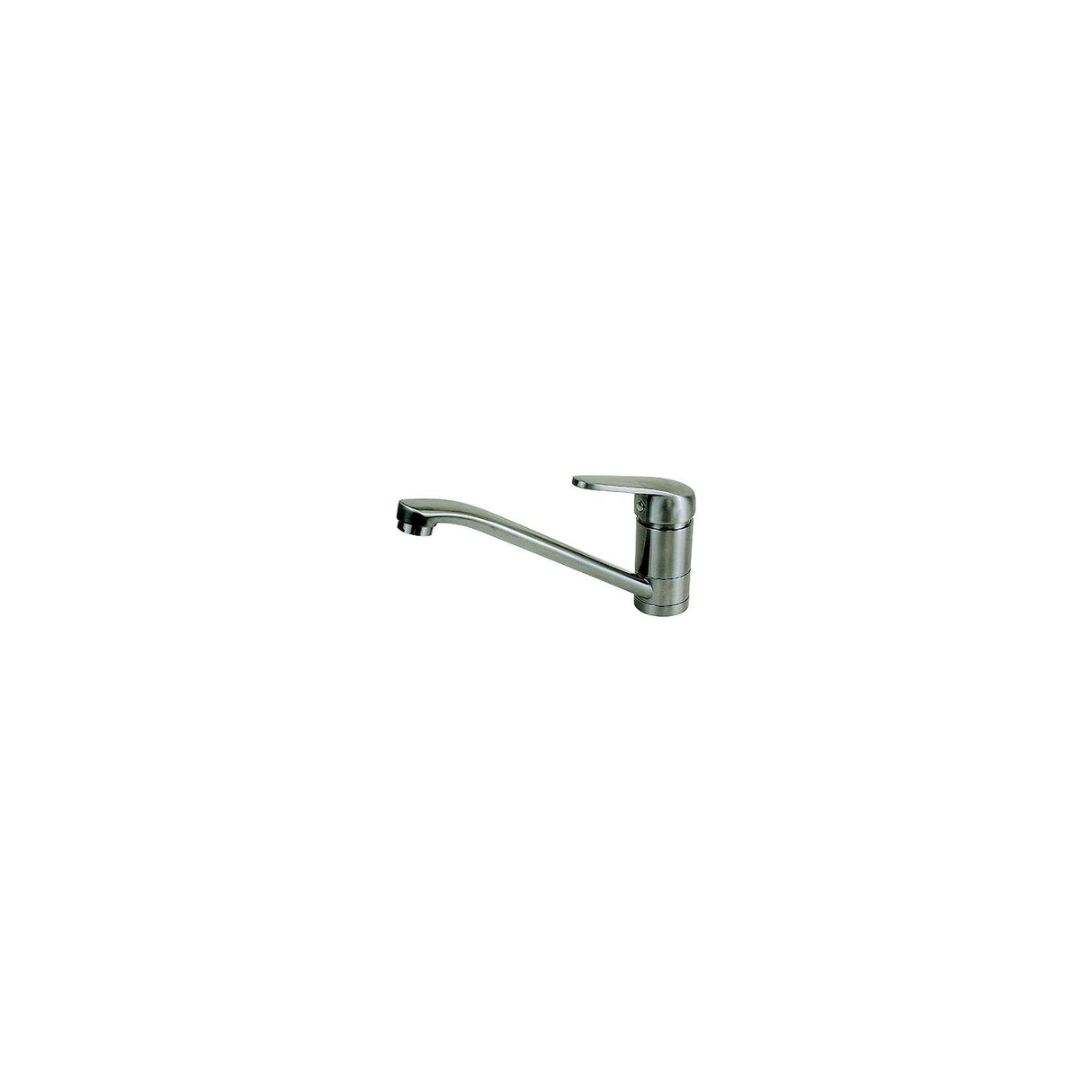 Scandvik 74130 Nordic Single Lever Galley Mixer, Brushed Stainless Steel - 74130