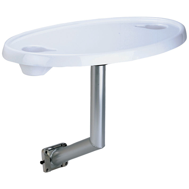 Garelick EEz-In Side Mount Coaming Table Leg System (Acrylic Coated ABS Table Top with Stainless Steel Table Leg) - 75337 - image 2