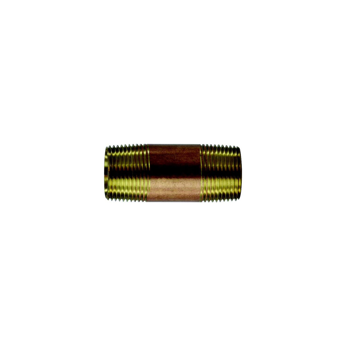 Brass Fittings Brass Fitting 40106 1 X 4-1/2 Red Brass Pipe Nipple - image 1