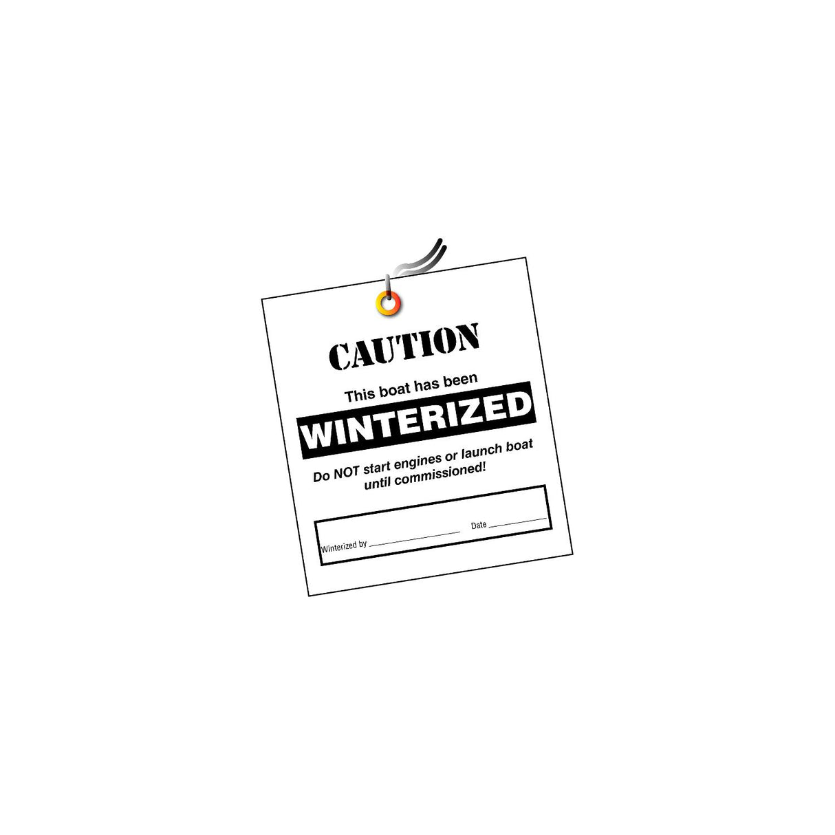 Shrinkwrap Accessories WINTERIZED TAG 50/PK - WINTERTAG - image 1
