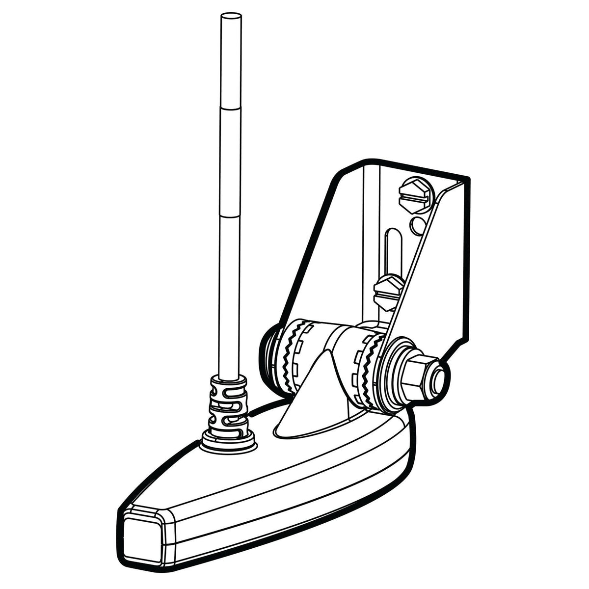 Humminbird HELIX Transom Mount Transducer (XM 9 MDI T) - 710269-1 - image 1