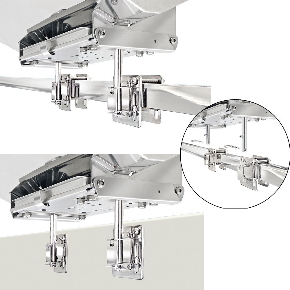 Magma Dual Side Bulkhead or Square/Flat Rail Mount - T10-540